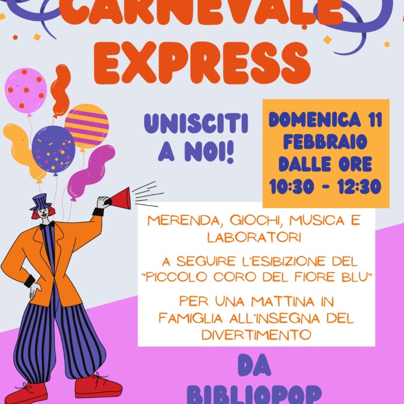 11 febbraio 2024 – Carnevale Express